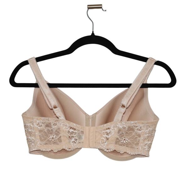 Wacoal 85340 French Garden Underwire Contour Bra Size 36DDD Beige - Picture 3 of 5